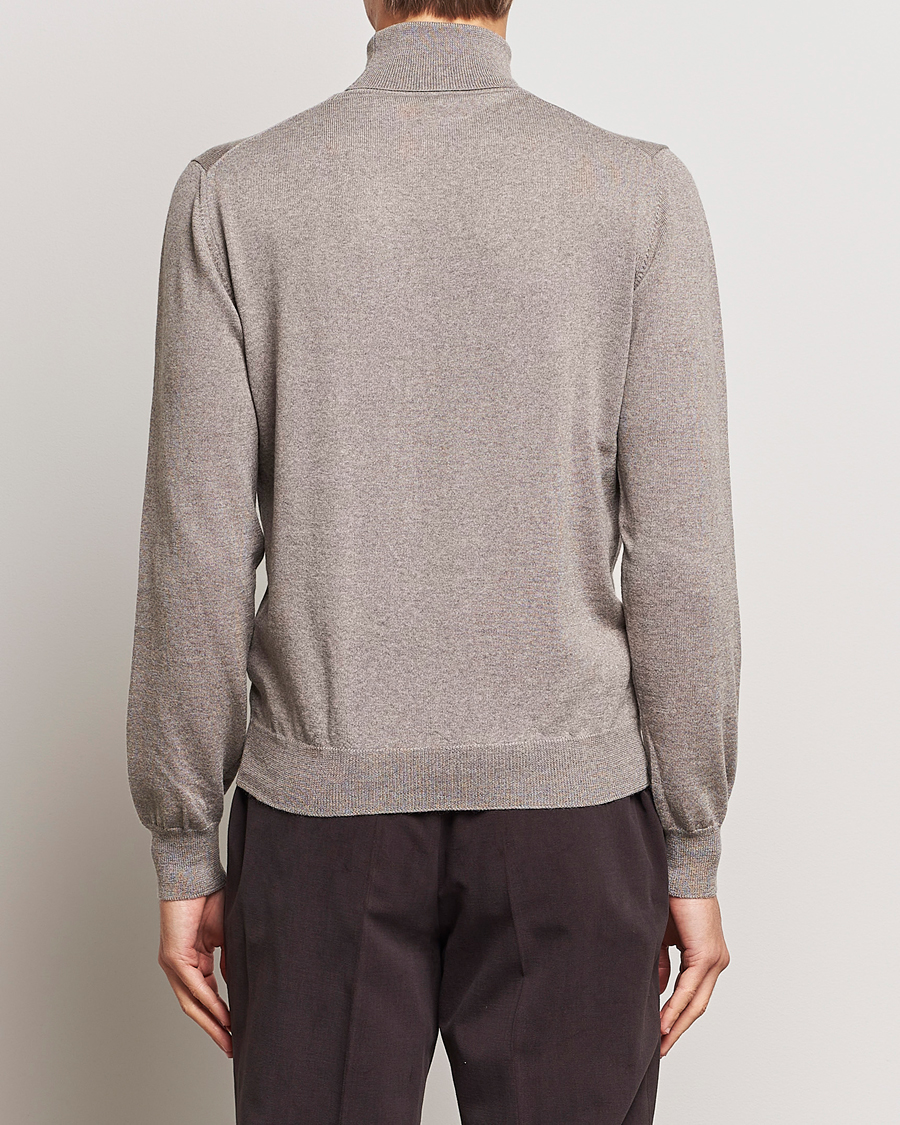 Herre | Trøjer | Gran Sasso | Merino Fashion Fit Rollneck Beige