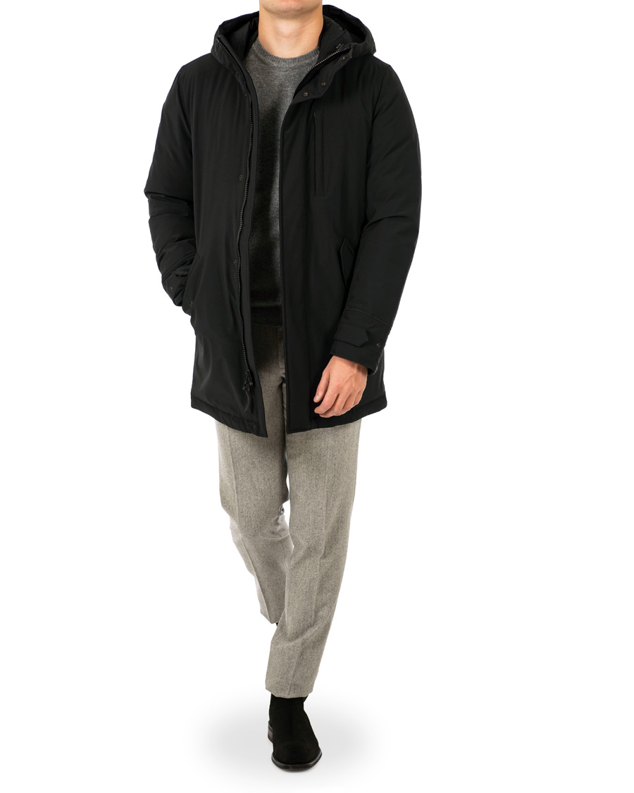 Herre | Jakker | Woolrich | Stretch Military Parka Black