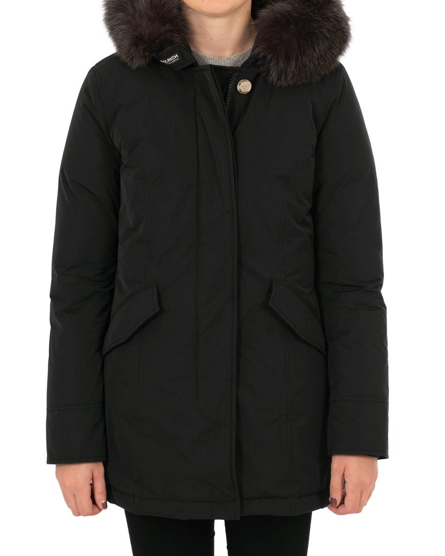 Woolrich Woman Luxury Arctic Parka Fox Black CareOfCarl