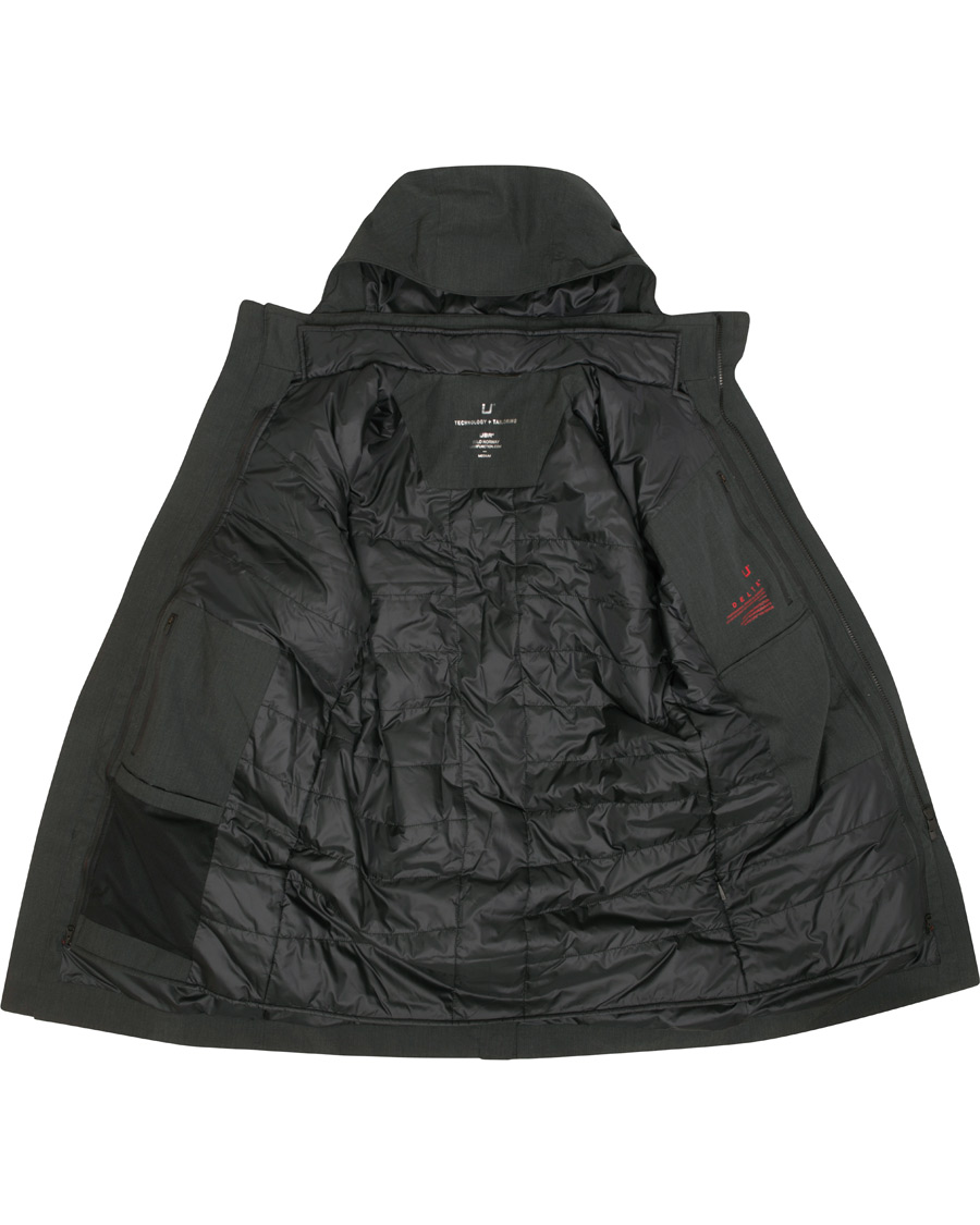 Herre | Jakker | UBR | UBER Black Storm Coat Delta Black Aramid