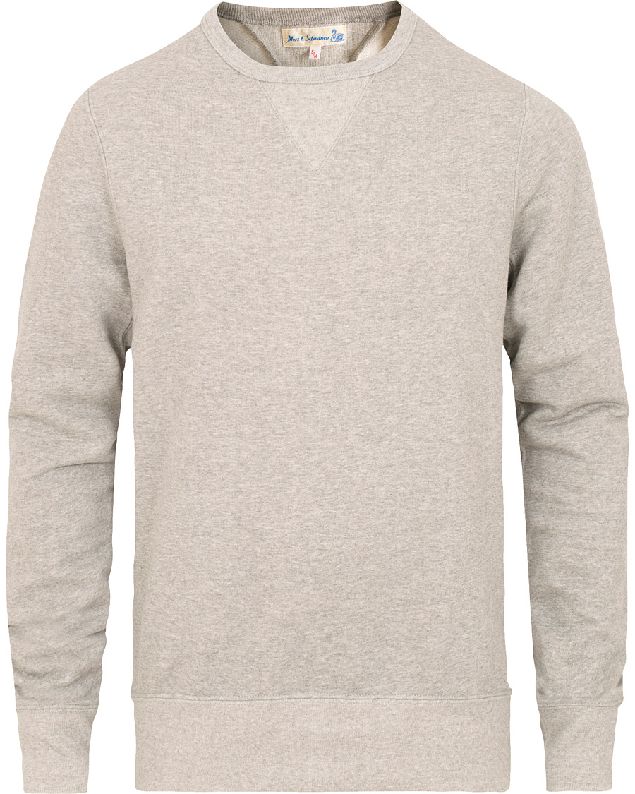 Herre | Trøjer | Merz b. Schwanen | 346 Sweatshirt Grey Melange