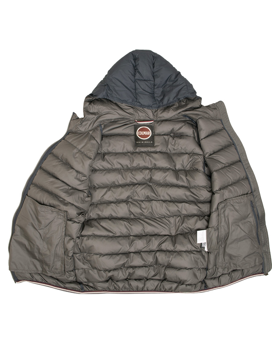Herre | Jakker | Colmar | Empire Hooded Down Jacket Navy