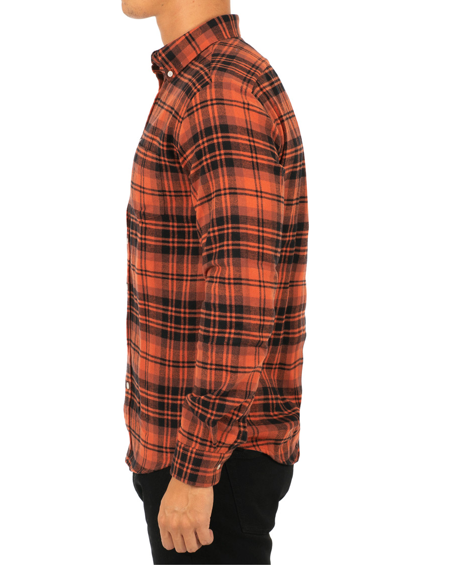 Herre | Skjorter | Schnayderman?s | Large Check Rost/Black Twill Shirt