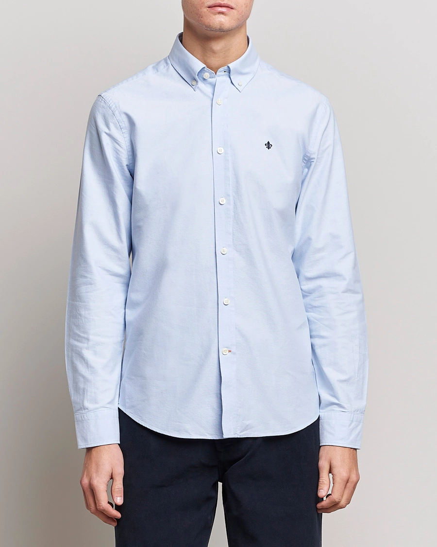 Herre |  | Morris | Douglas Oxford Shirt Light Blue