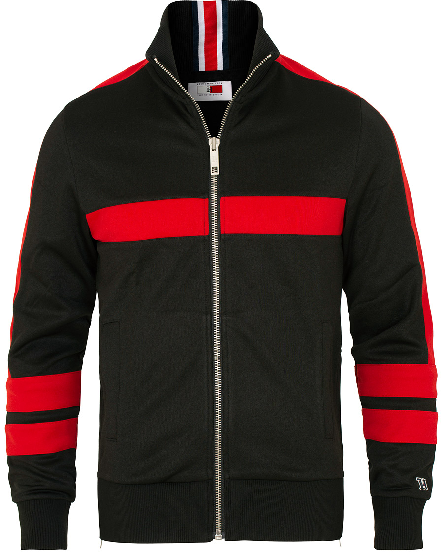 Herre | Trøjer | Tommy Hilfiger | Lewis Hamilton Logo Track Jacket Jet Black
