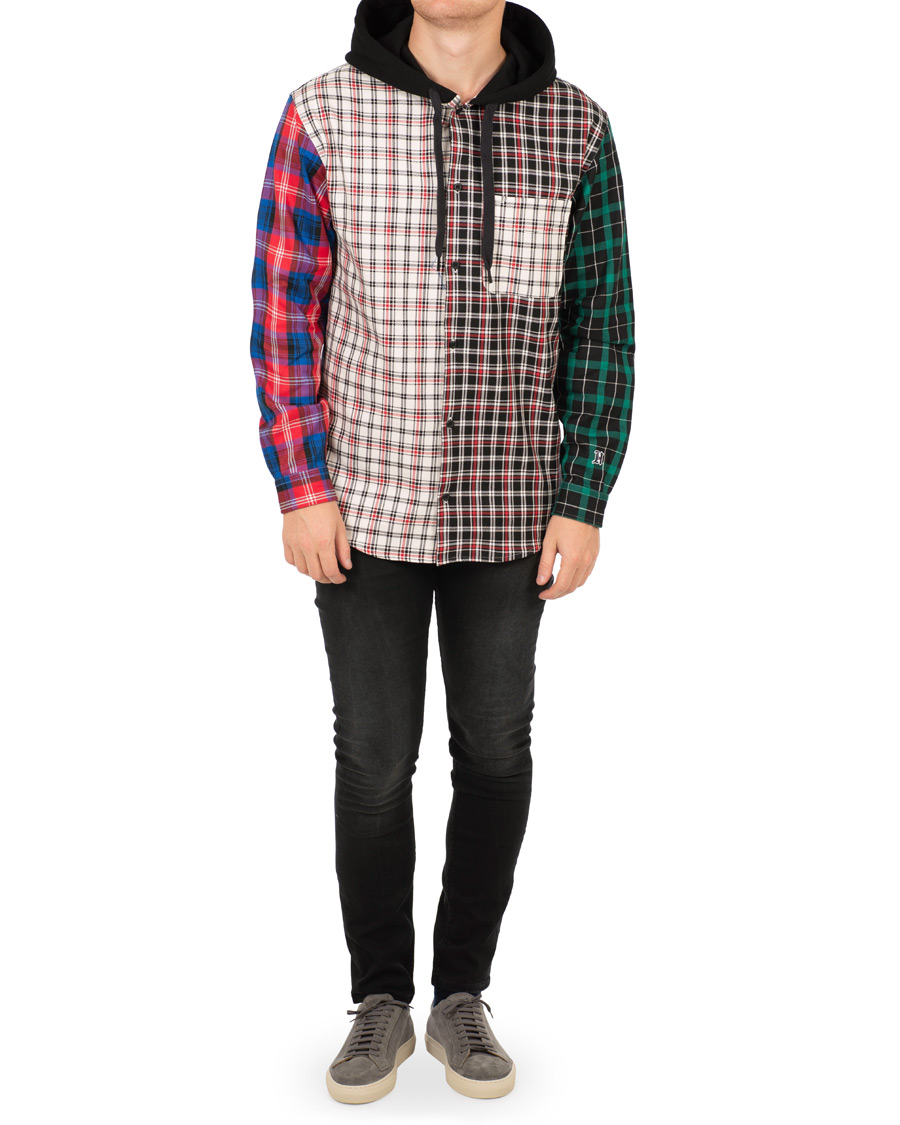 Herre | Trøjer | Tommy Hilfiger | Lewis Hamilton Plaid Hoodie Shirt Barbados Cherry