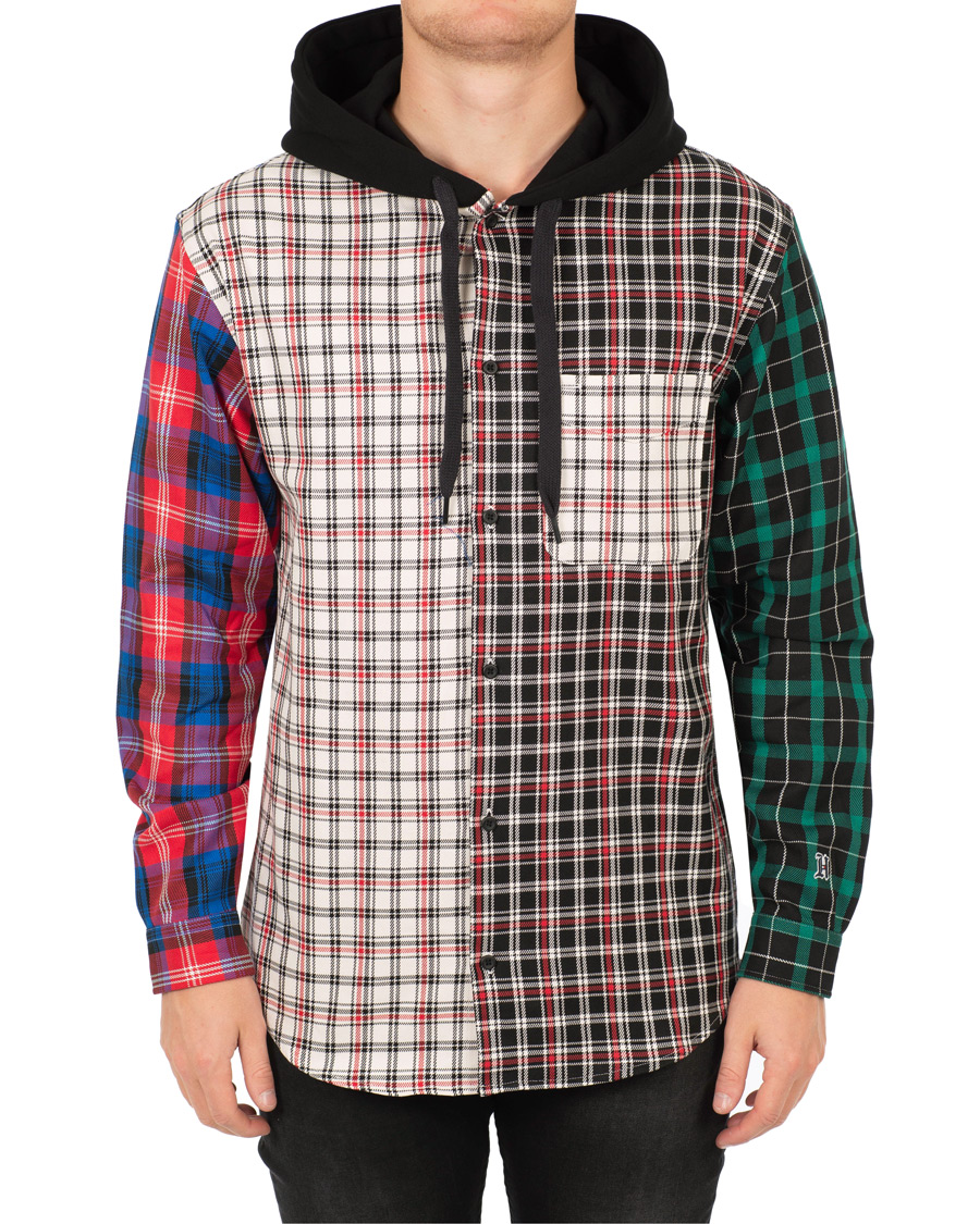 Herre | Trøjer | Tommy Hilfiger | Lewis Hamilton Plaid Hoodie Shirt Barbados Cherry