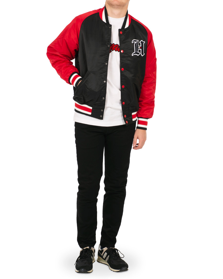 Herre | Jakker | Tommy Hilfiger | Lewis Hamilton Varsity Bomber Jet Black