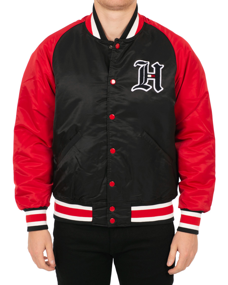 Herre | Jakker | Tommy Hilfiger | Lewis Hamilton Varsity Bomber Jet Black