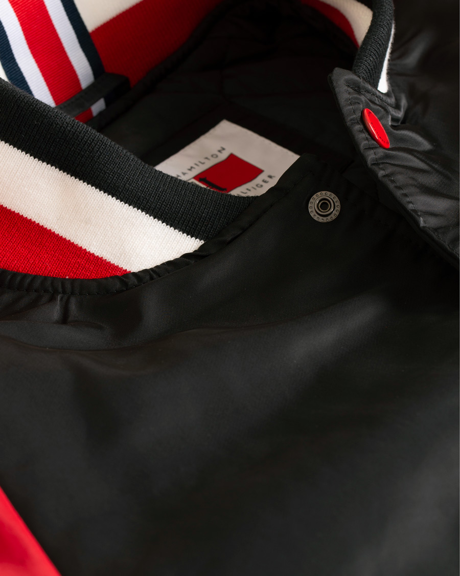 Herre | Jakker | Tommy Hilfiger | Lewis Hamilton Varsity Bomber Jet Black