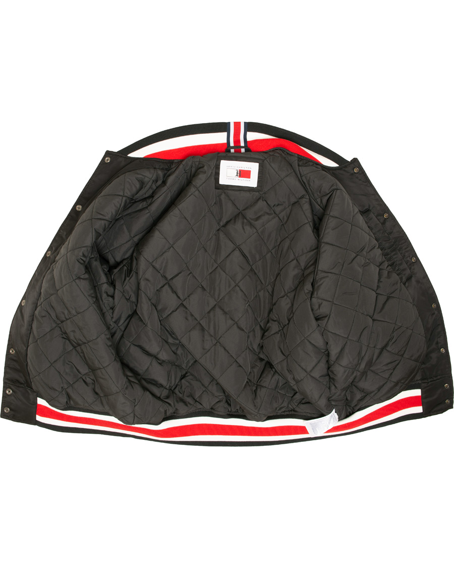 Herre | Jakker | Tommy Hilfiger | Lewis Hamilton Varsity Bomber Jet Black