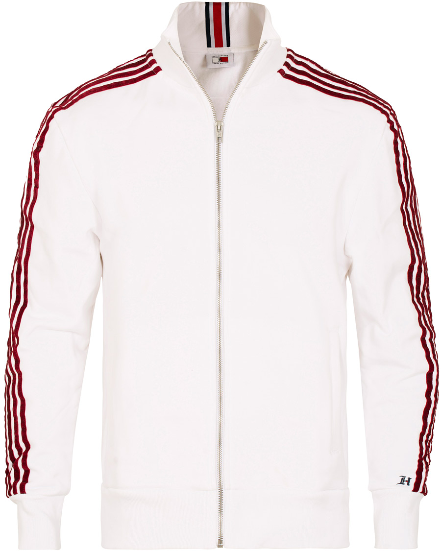Herre | Trøjer | Tommy Hilfiger | Lewis Hamilton Striped Track Jacket Bright White