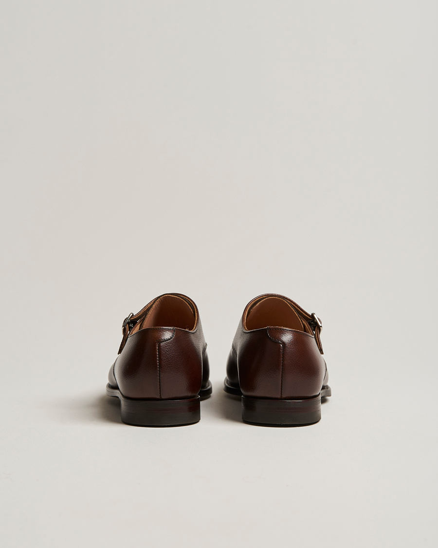 Herre | Monk straps | Crockett & Jones | Lowndes Monkstrap City Sole Dark Brown Calf