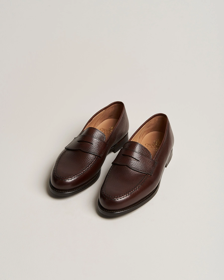 Herre | Håndlavede sko | Crockett & Jones | Boston City Sole Dark Brown Calf
