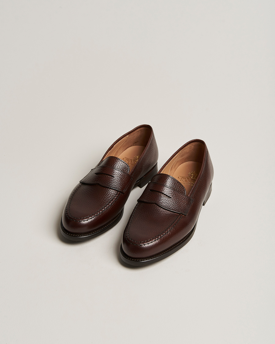 Herre | Afdelinger | Crockett & Jones | Boston City Sole Dark Brown Calf