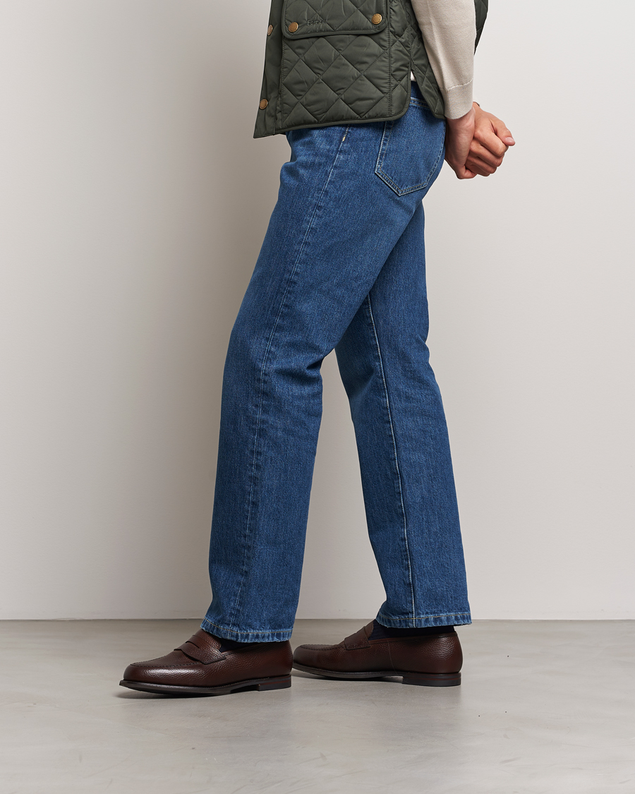 Herre | Loafers | Crockett & Jones | Boston City Sole Dark Brown Calf