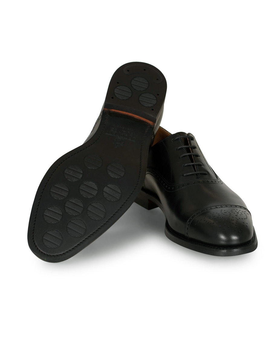Herre | Crockett & Jones Hatton Brogue City Sole Black Calf | Crockett & Jones | Hatton Brogue City Sole Black Calf