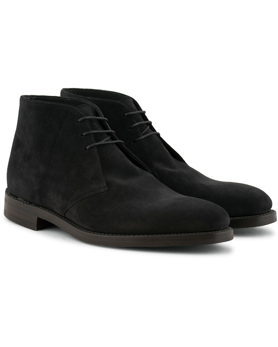 Herre | Loake 1880 Pimlico Chukka Boot Black Suede | Loake 1880 | Pimlico Chukka Boot Black Suede