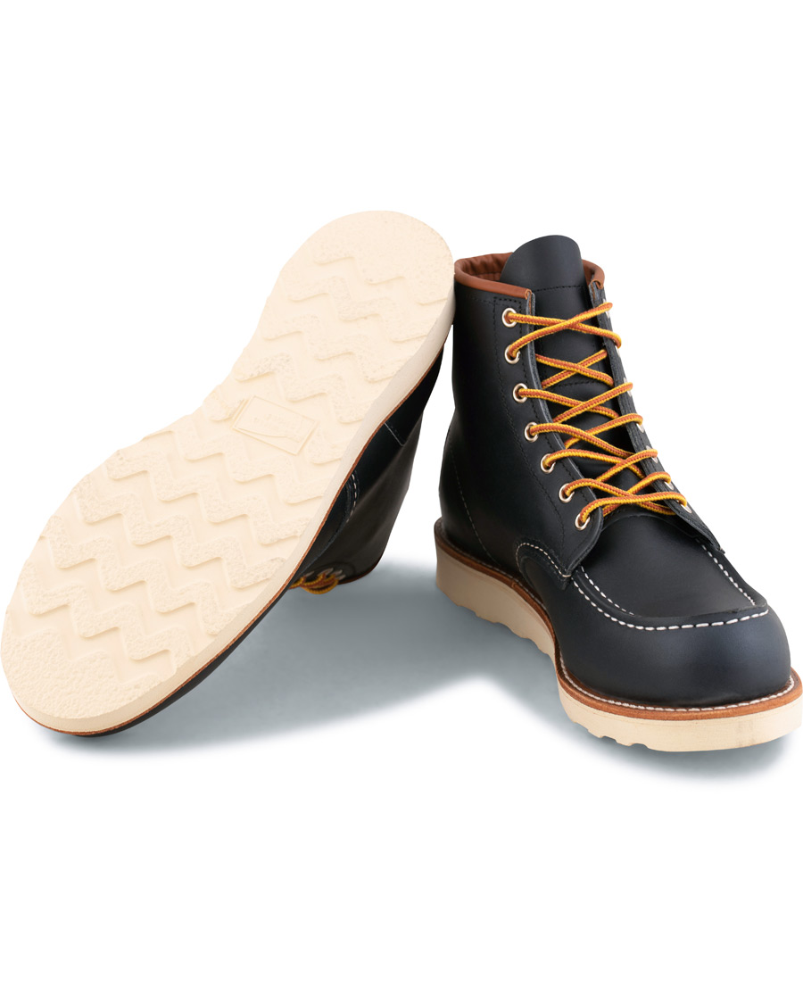 Herre | Red Wing Shoes Moc Toe Boot Navy Portage Leather | Red Wing Shoes | Moc Toe Boot Navy Portage Leather