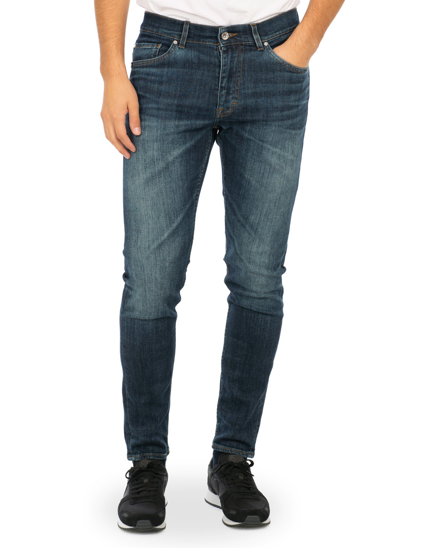 Herre | Jeans | Tiger of Sweden Jeans | Evolve Royal Blue Stretch Jeans Mid Blue