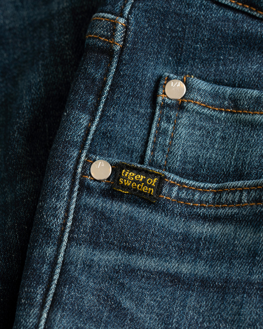 Herre | Jeans | Tiger of Sweden Jeans | Evolve Royal Blue Stretch Jeans Mid Blue