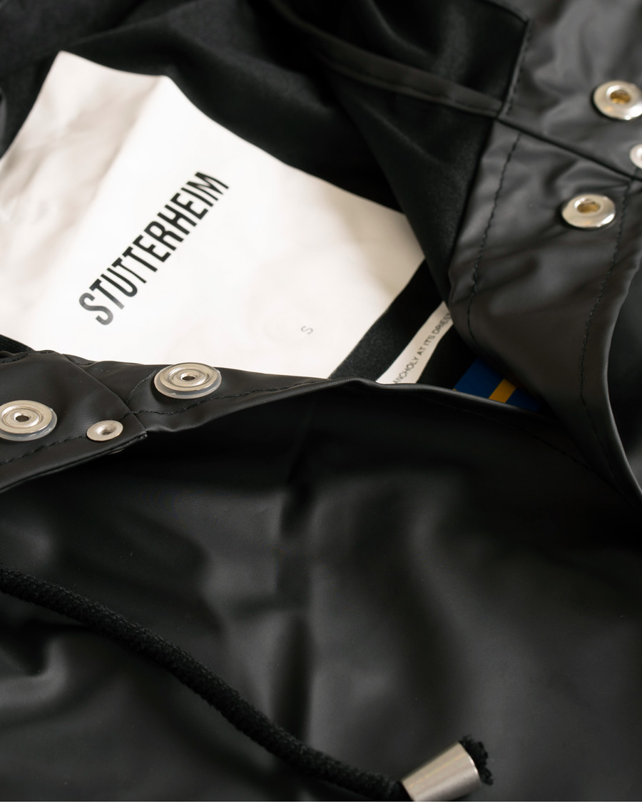 Herre | Jakker | Stutterheim | Stockholm Lightweight Raincoat Black