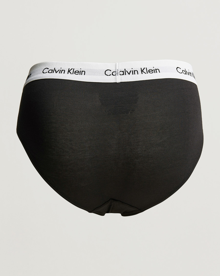 Herre | Calvin Klein | Calvin Klein | Cotton Stretch Hip Breif 3-Pack Black
