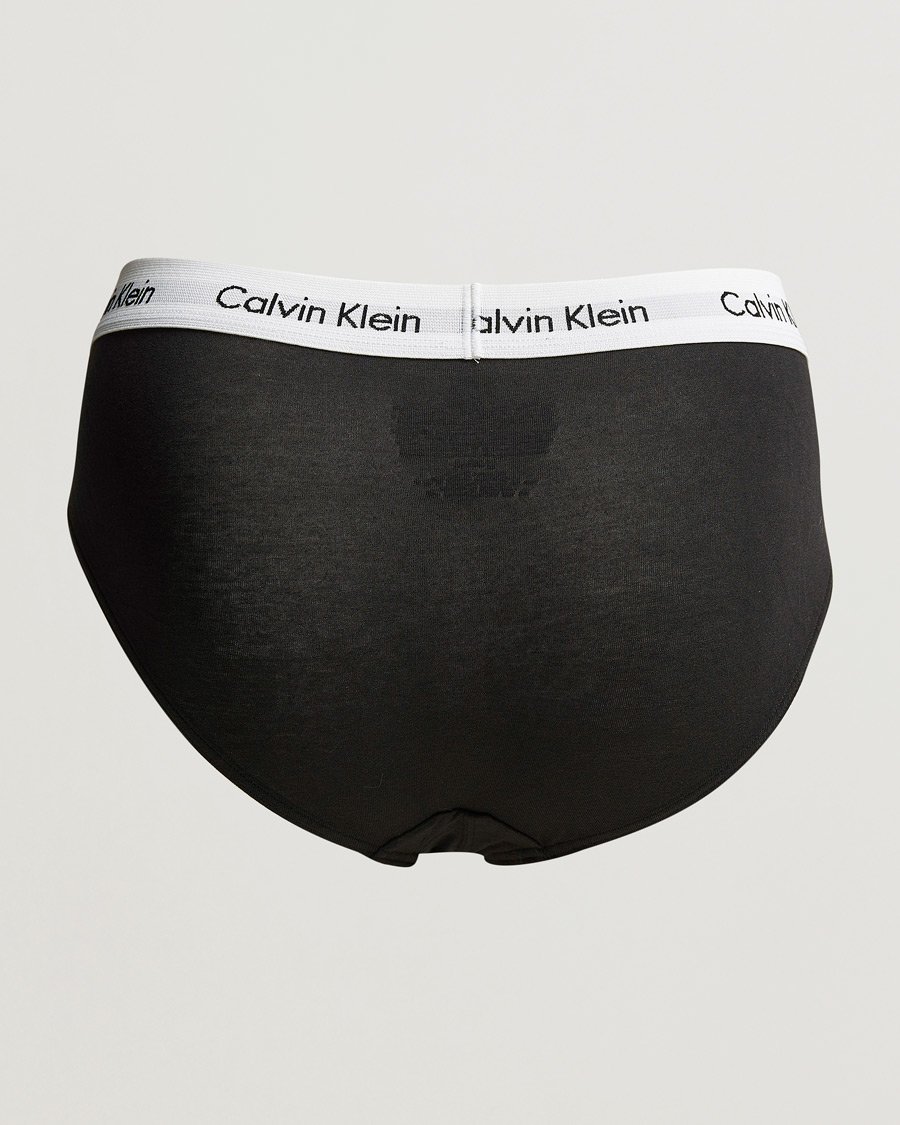 Herre | Tøj | Calvin Klein | Cotton Stretch Hip Breif 3-Pack Black/White/Grey