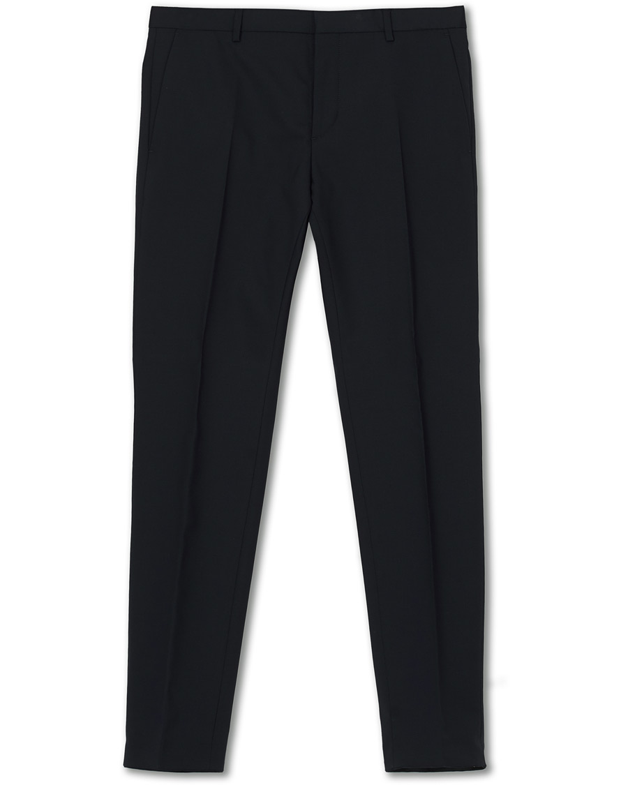 Herre | Bukser | Calvin Klein | Wool Stretch Trousers Midnight Navy