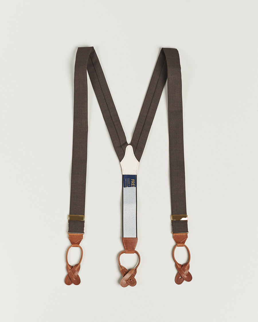 Herre | Albert Thurston Fresco Braces 38mm Brown | Albert Thurston | Fresco Braces 38mm Brown