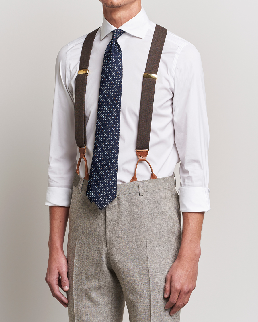 Herre | Albert Thurston Fresco Braces 38mm Brown | Albert Thurston | Fresco Braces 38mm Brown