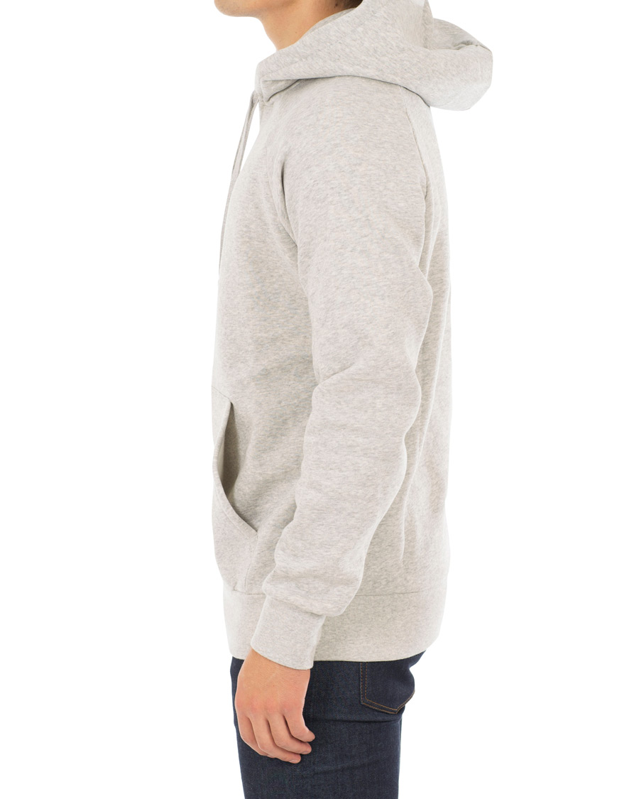 Herre | Trøjer | A Day's March | Hoodie Sweatshirt Grey Melange