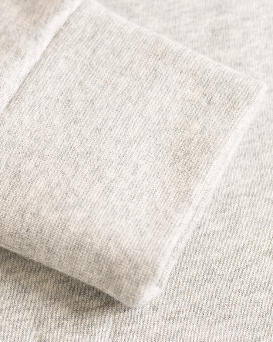 Herre | Trøjer | A Day's March | Hoodie Sweatshirt Grey Melange