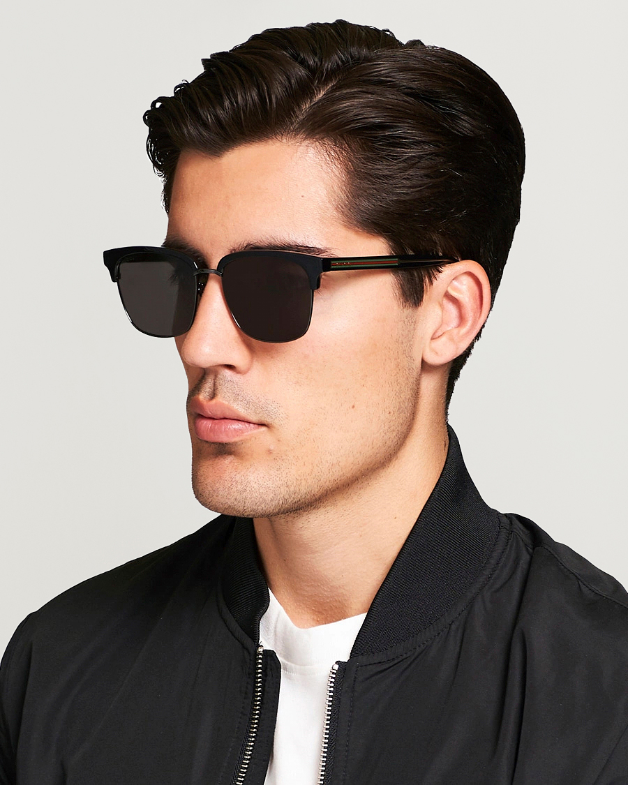 Herre |  | Gucci | GG0382S Sunglasses Black/Grey