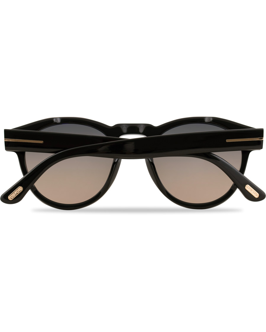 Herre | Solbriller | Tom Ford | Margaux FT0615 Sunglasses Shiny Black/Smoke