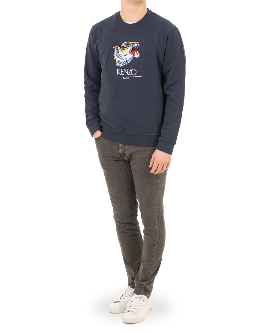 Herre | Trøjer | KENZO | Tiger Head Sweatshirt Ink