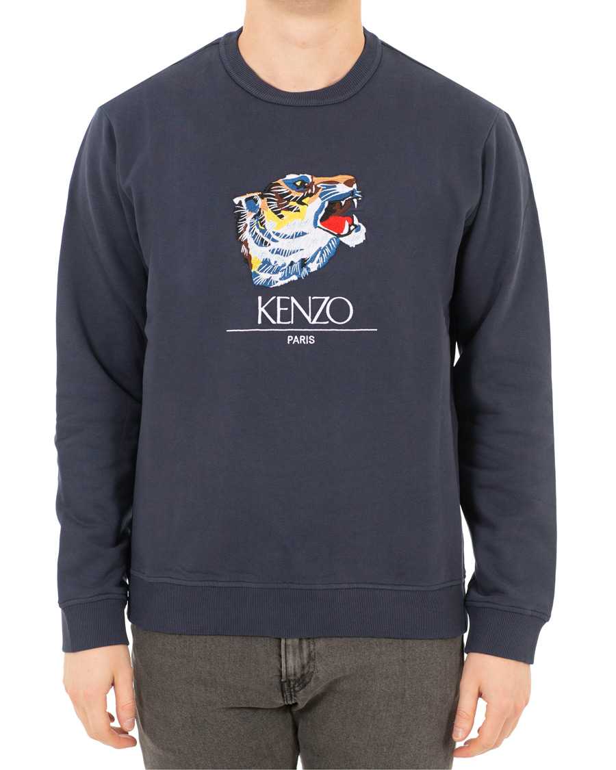 Herre | Trøjer | KENZO | Tiger Head Sweatshirt Ink