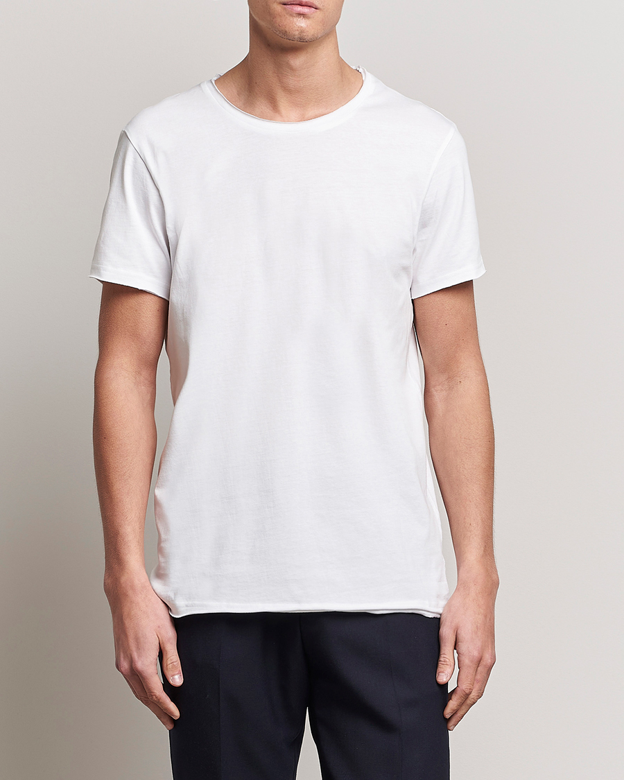 Herre | Tøj | Bread & Boxers | Crew Neck Relaxed White