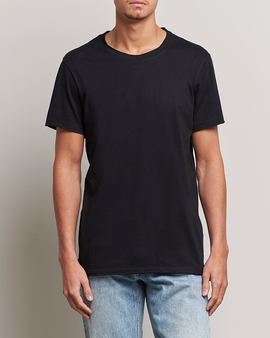 Herre | Kortærmede t-shirts | Bread & Boxers | Crew Neck Relaxed Black