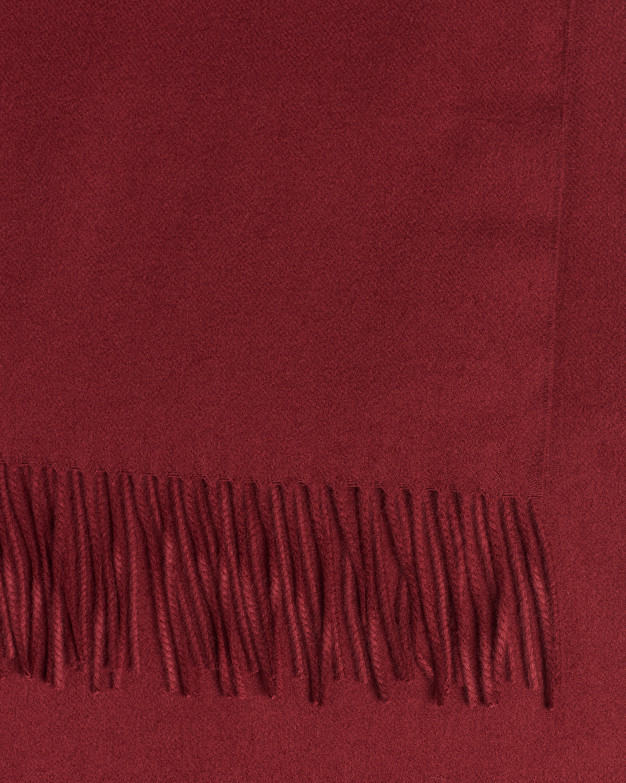 Herre | Halstørklæder | Piacenza Cashmere | Cashmere Scarf Burgundy