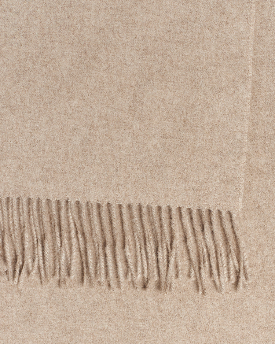 Herre | Halstørklæder | Piacenza Cashmere | Cashmere Scarf Light Beige