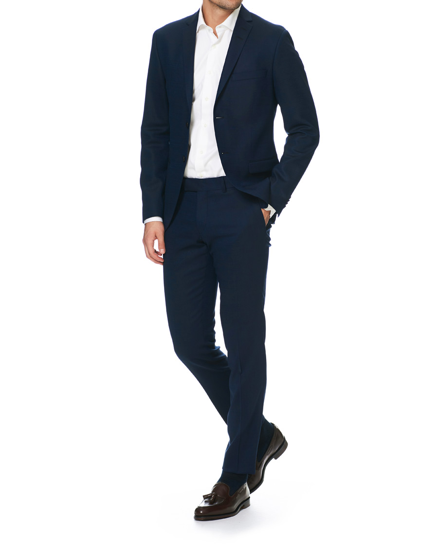 Herre | Blazere & jakker | Tiger of Sweden | Jil Wool Stretch Blazer Country Blue