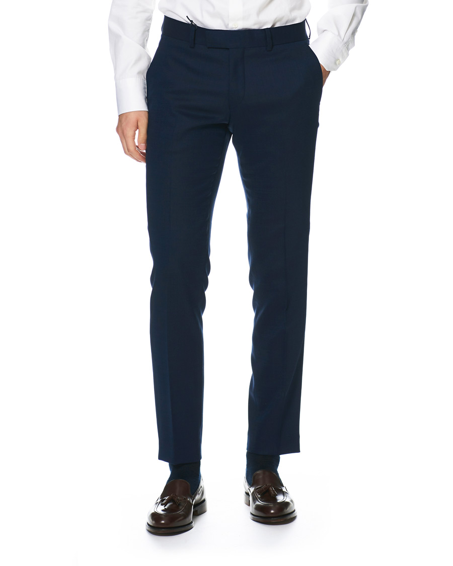 Herre | Bukser | Tiger of Sweden | Gordon Wool Stretch Trousers Country Blue