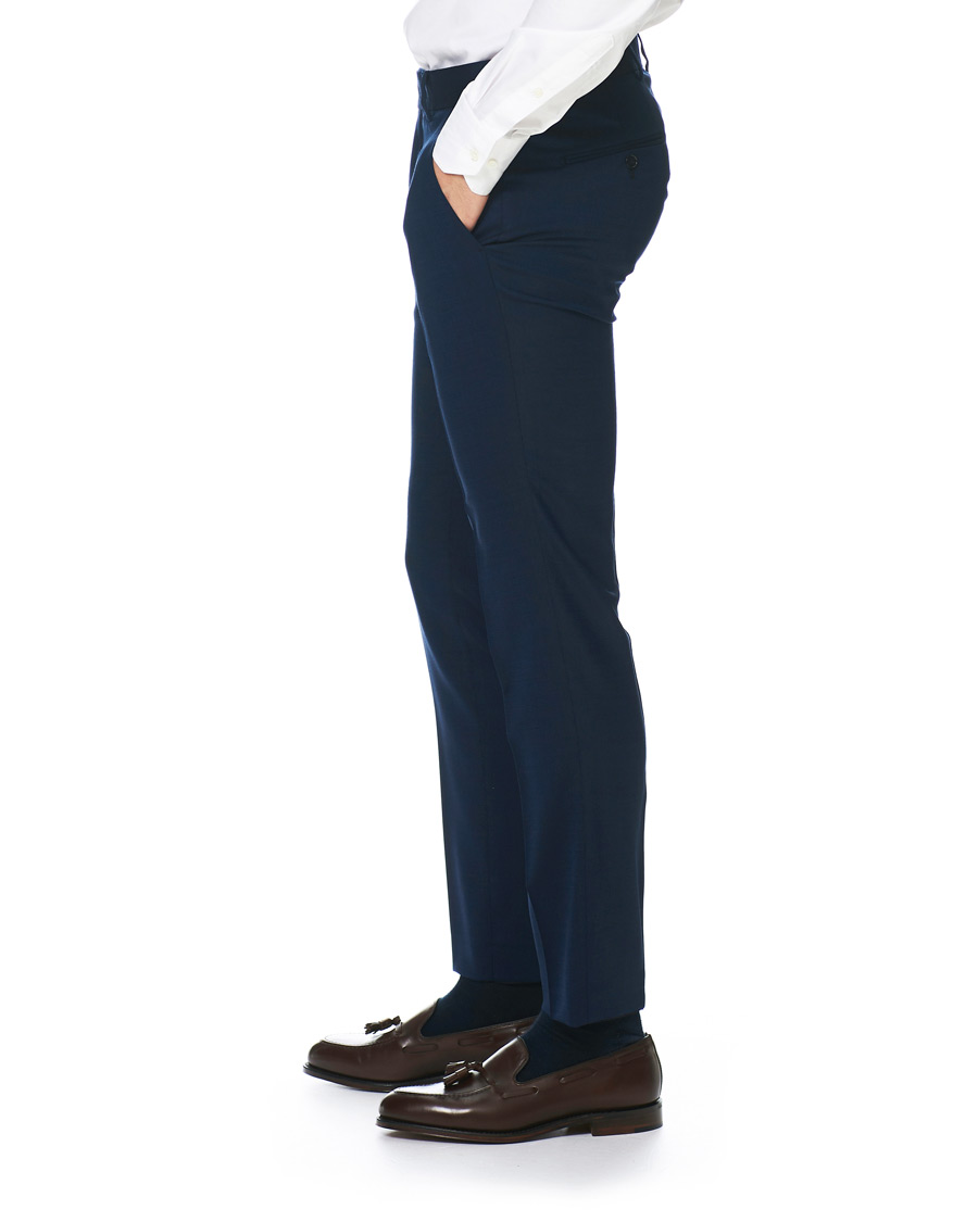 Herre | Bukser | Tiger of Sweden | Gordon Wool Stretch Trousers Country Blue