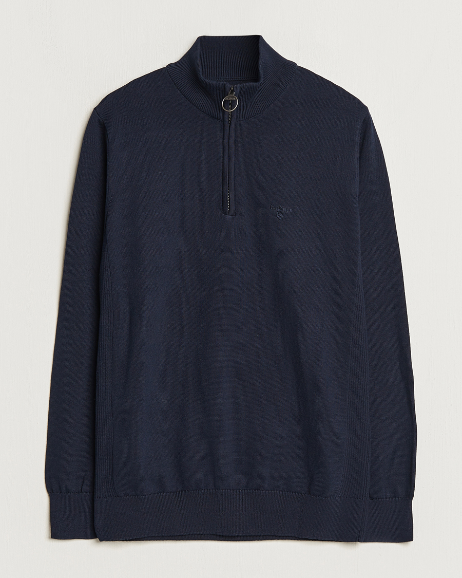 Herre | Trøjer | Barbour Lifestyle | Cotton Half Zip Navy