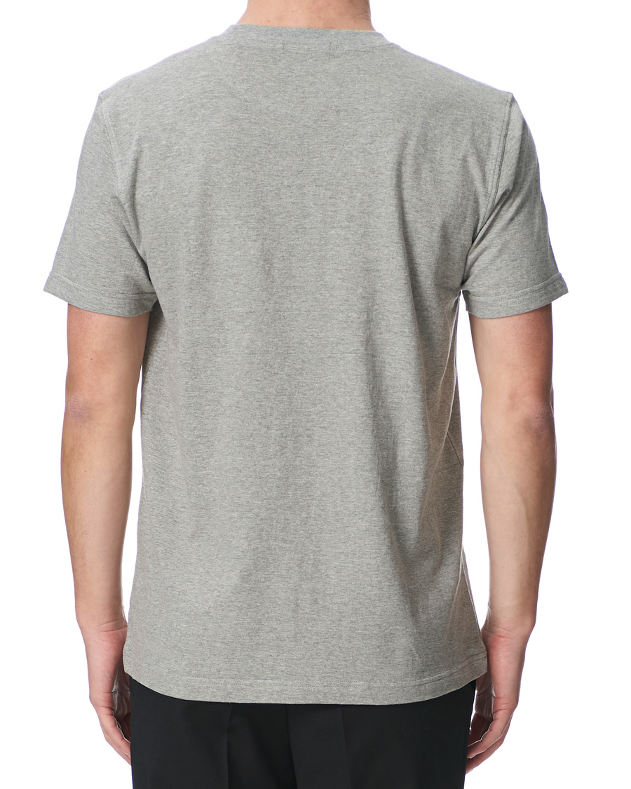 Herre | T-Shirts | Nudie Jeans | Daniel Logo Tee Grey Melange