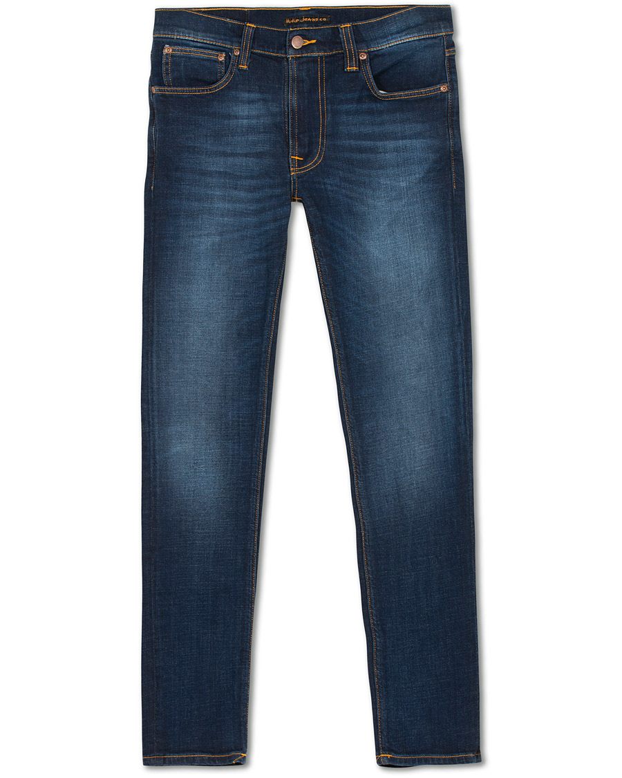 Herre | Jeans | Nudie Jeans | Lean Dean Organic Jeans Dark Deep Worn