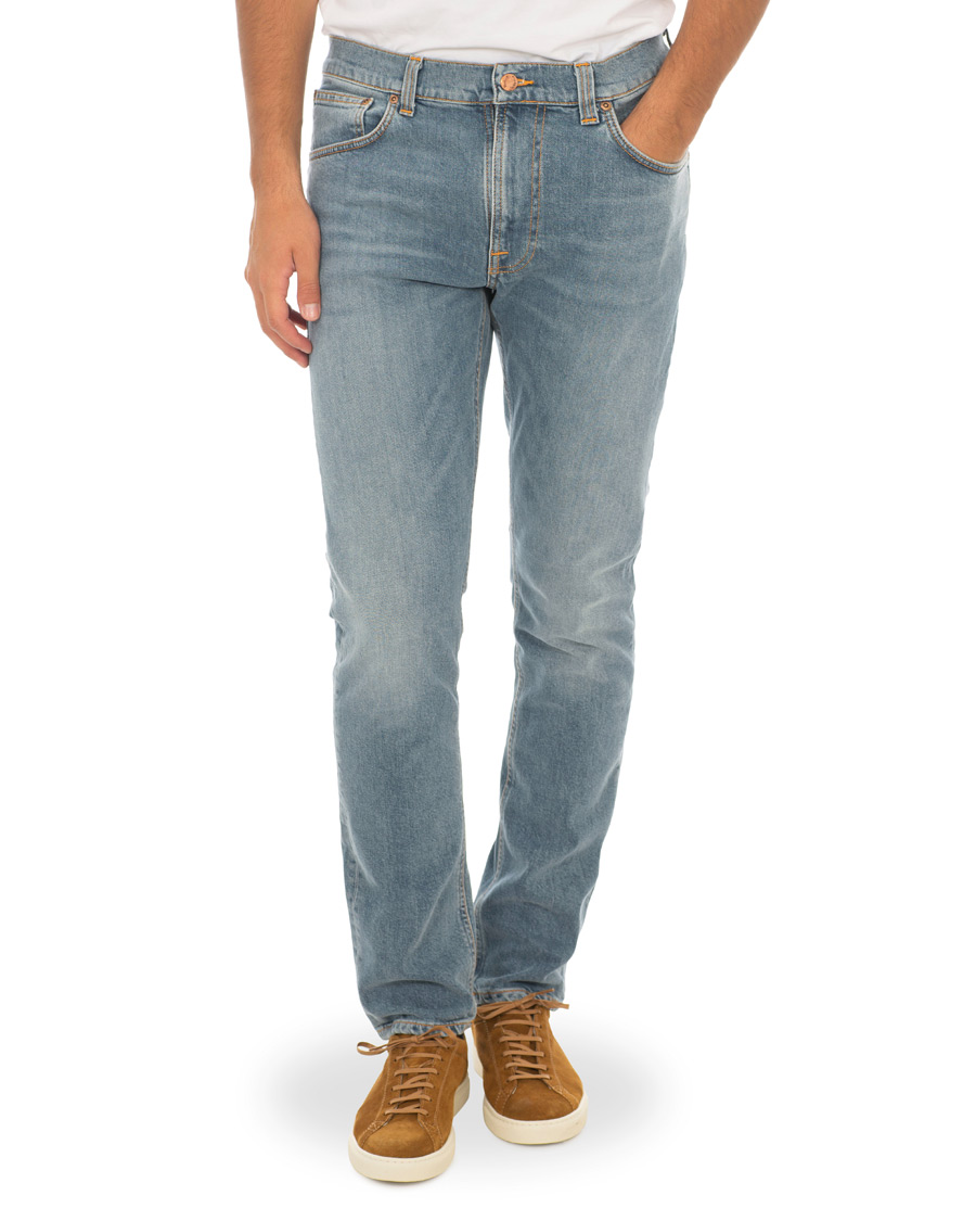 Herre | Jeans | Nudie Jeans | Lean Dean Organic Jeans Mid Stone Comfort