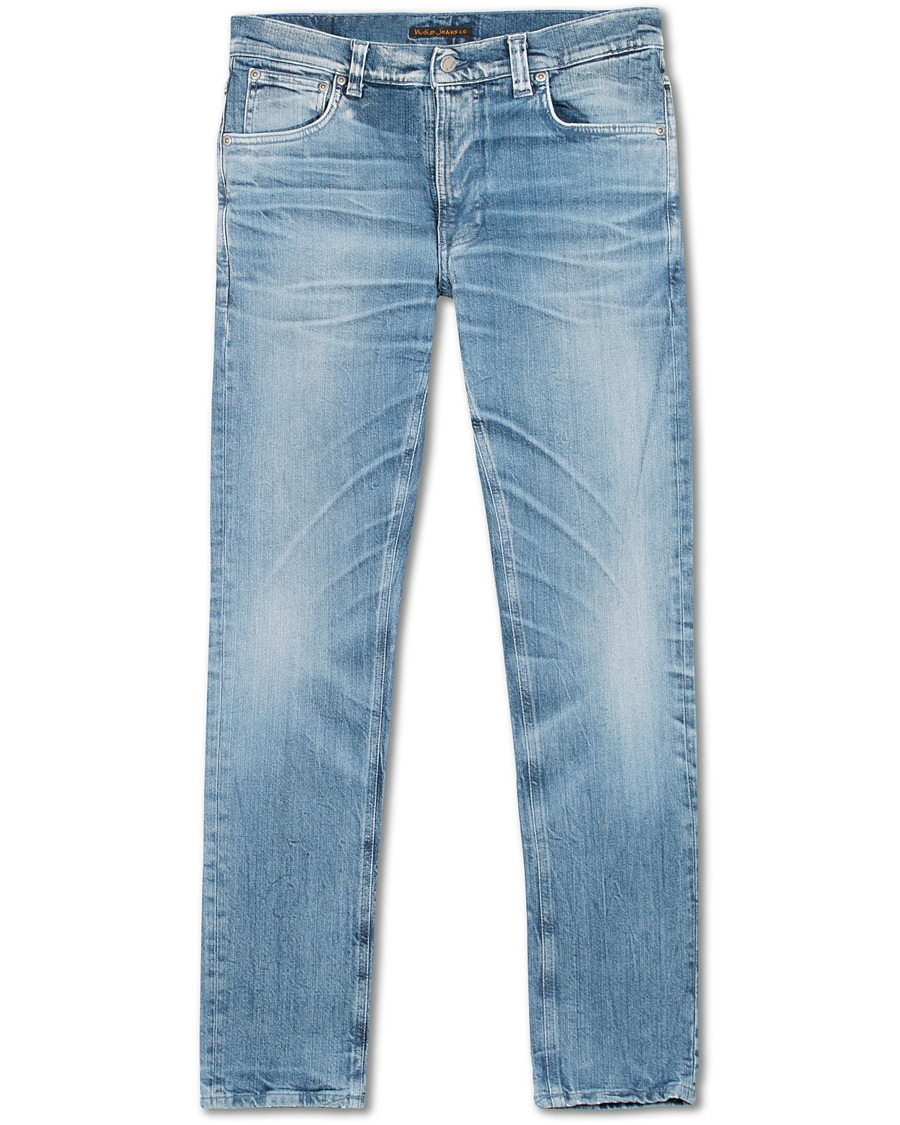Herre | Jeans | Nudie Jeans | Green Collection Lean Dean Jeans Worn In Green