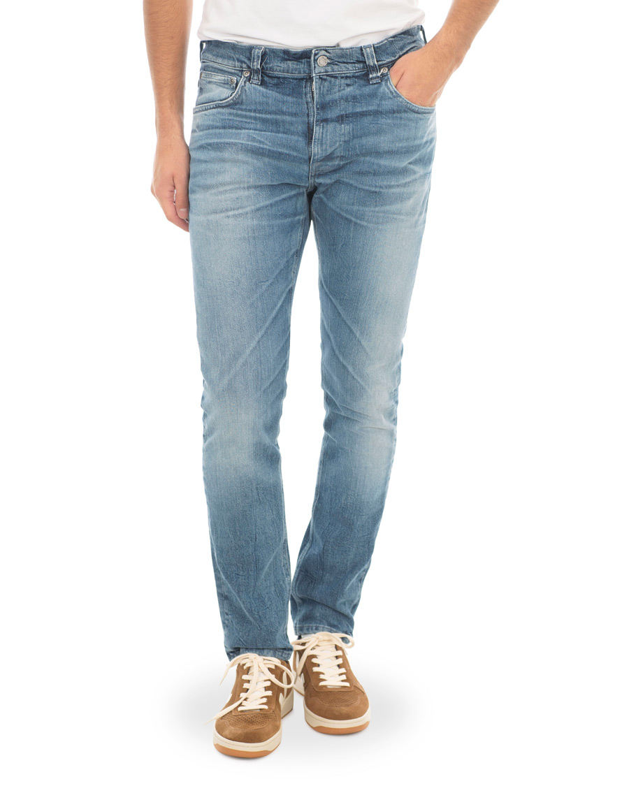 Herre | Jeans | Nudie Jeans | Green Collection Lean Dean Jeans Worn In Green
